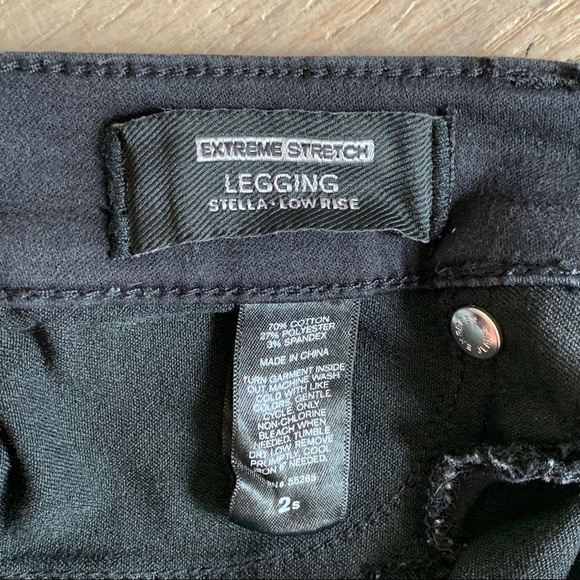 Express Extreme Stretch Black Legging low rise - Picture 3 of 5